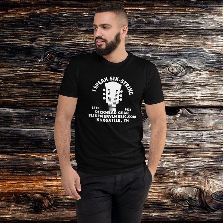PickHead™️ I Speak Six-String Men's T-shirt