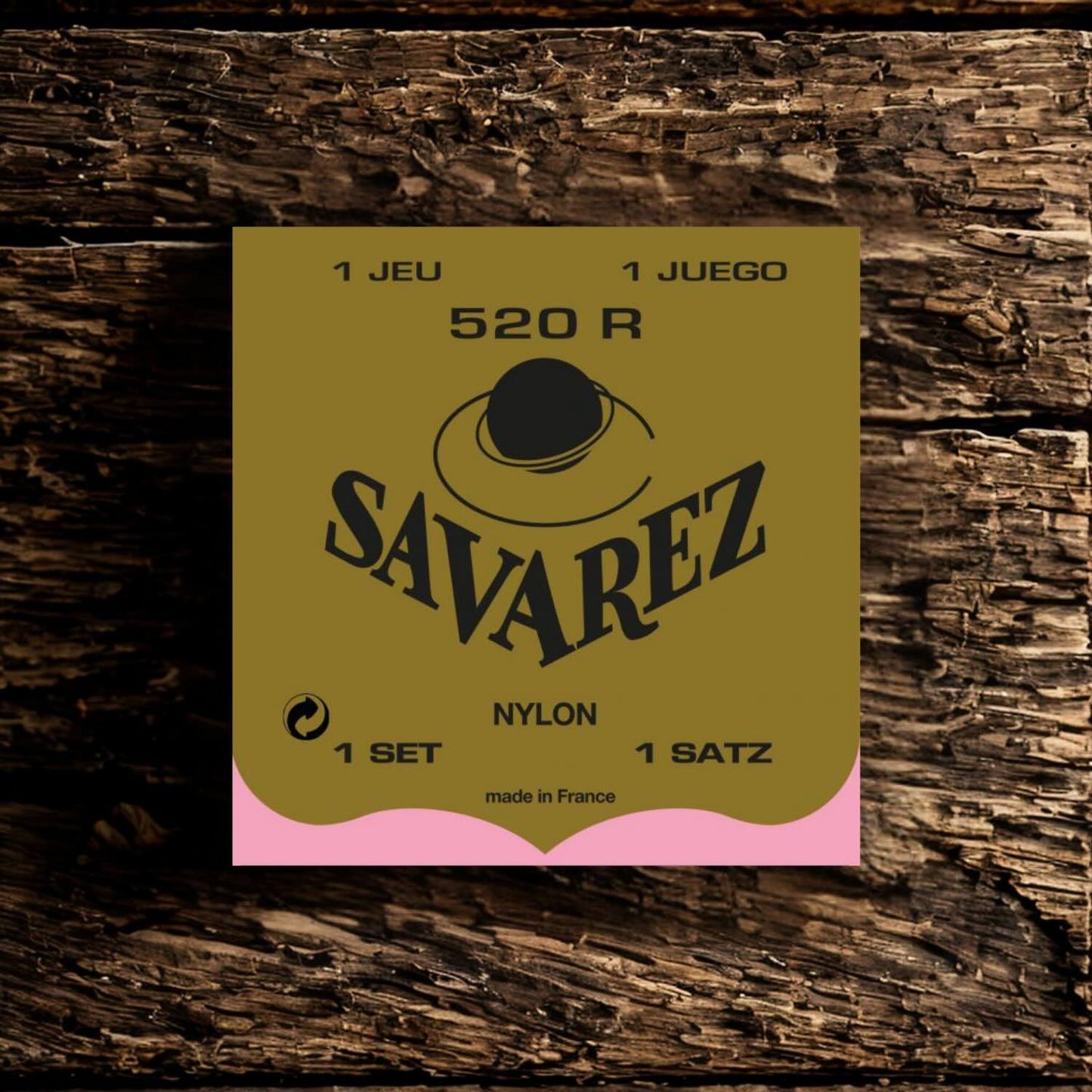 Savarez 520R Rectified Trebles/Red Basses Classical Guitar Strings Set