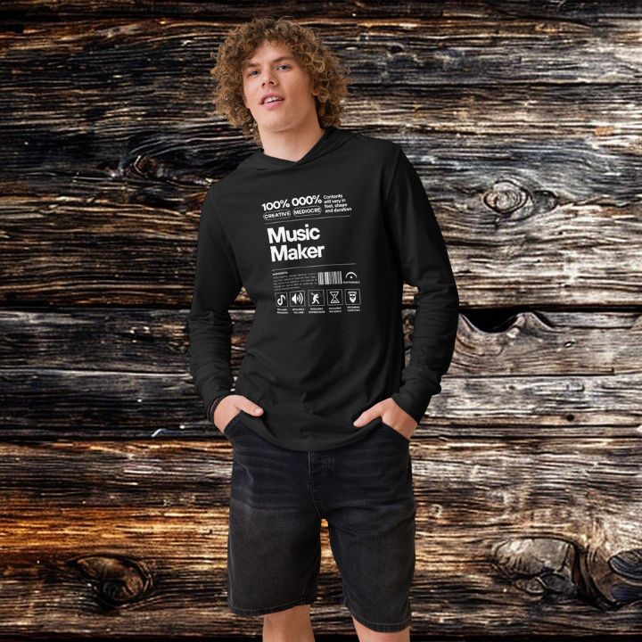 PickHead™️ Music Maker Long-sleeve Hoodie Tee