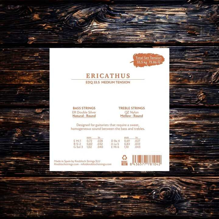 Knobloch Erithacus EDQ 33.5 QZ Nylon Medium Tension, Full Set