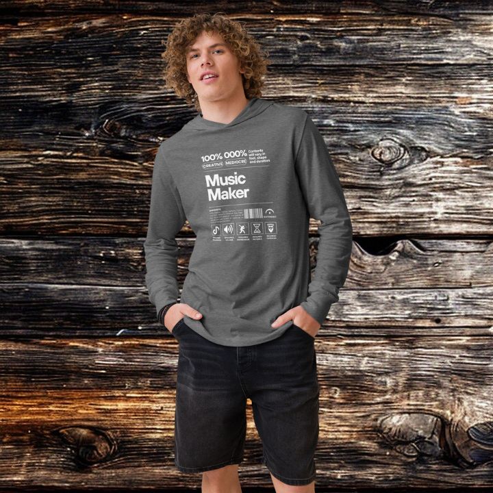 PickHead™️ Music Maker Long-sleeve Hoodie Tee