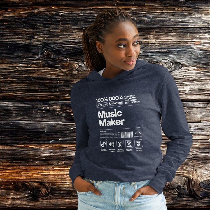 PickHead™️ Music Maker Long-sleeve Hoodie Tee