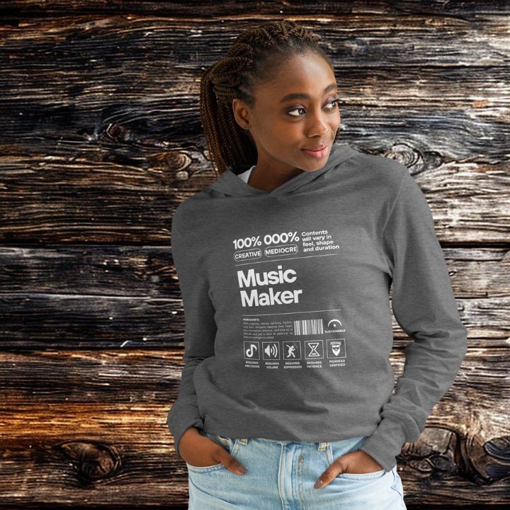 PickHead™️ Music Maker Long-sleeve Hoodie Tee