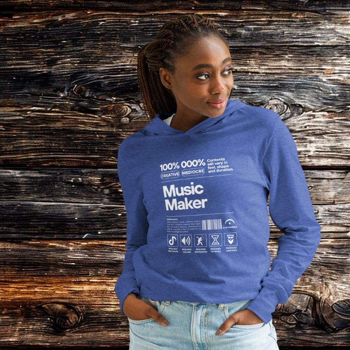 PickHead™️ Music Maker Long-sleeve Hoodie Tee