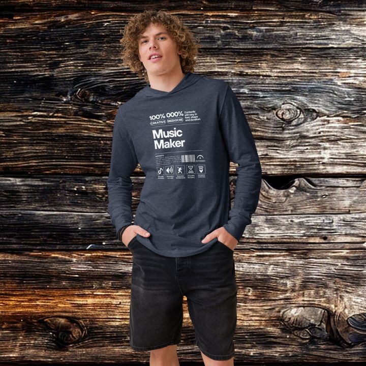 PickHead™️ Music Maker Long-sleeve Hoodie Tee