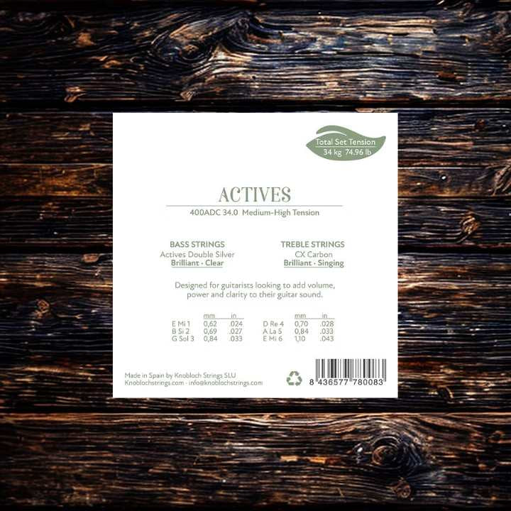 Knobloch Actives CX Carbon MHT Classical Guitar Strings 400ADC Full Set