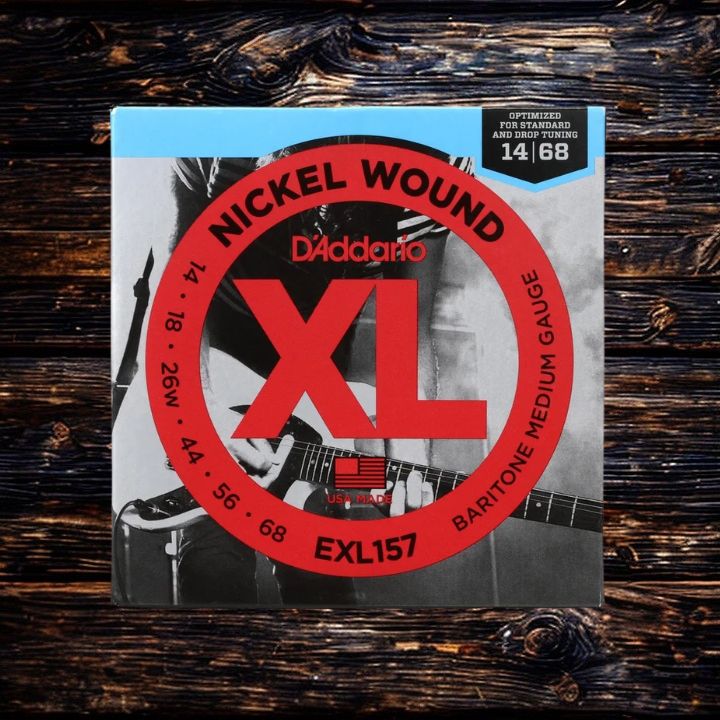D'Addario EXL157 Nickel Wound, Baritone Medium, 14-68