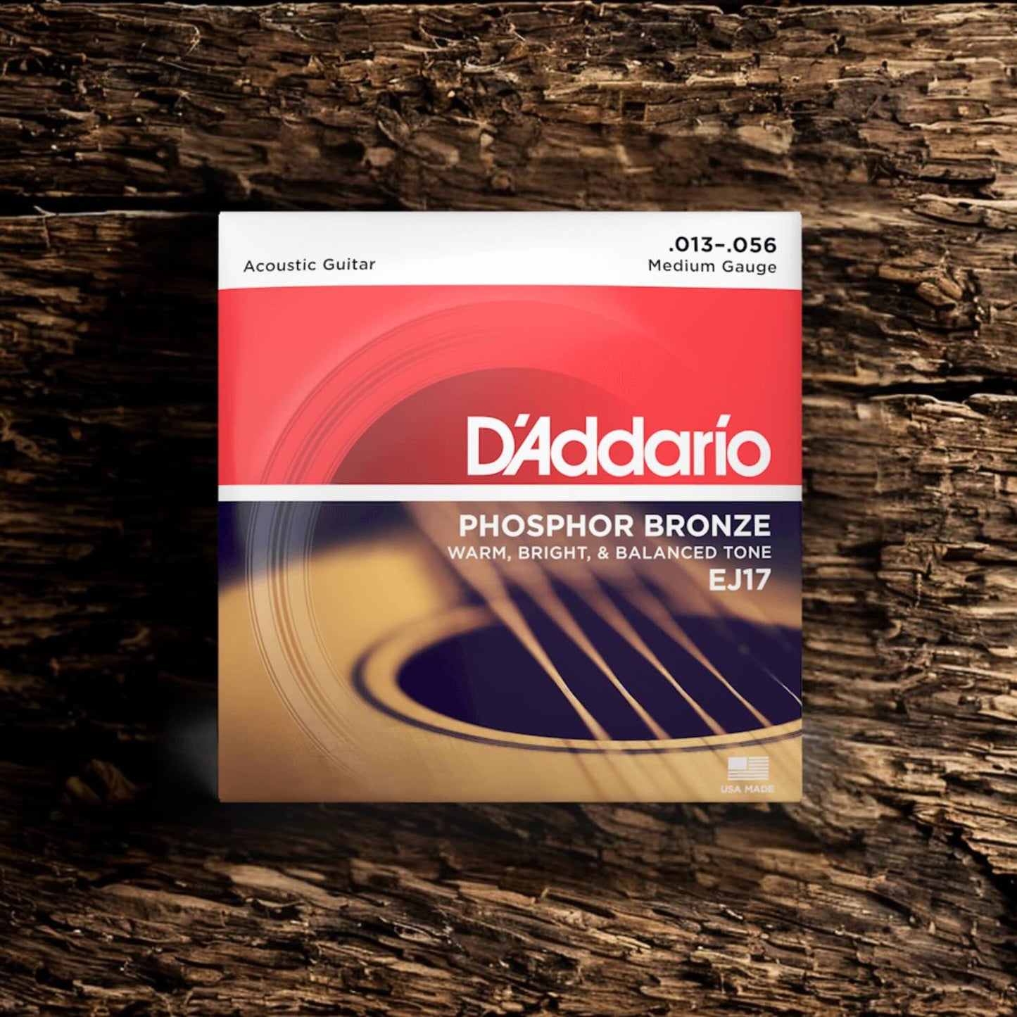 D’Addario EJ17 Medium Acoustic Guitar Strings (13-56