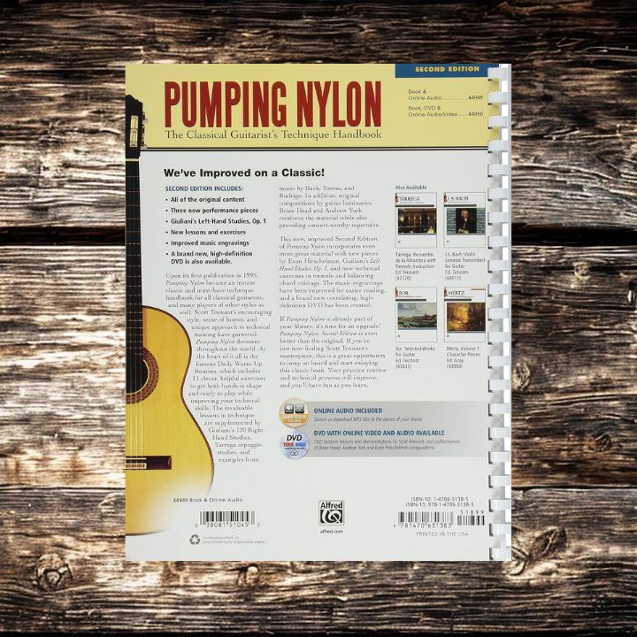 Pumping Nylon: The Classical Guitarist's Technique Handbook, Book & Online Audio