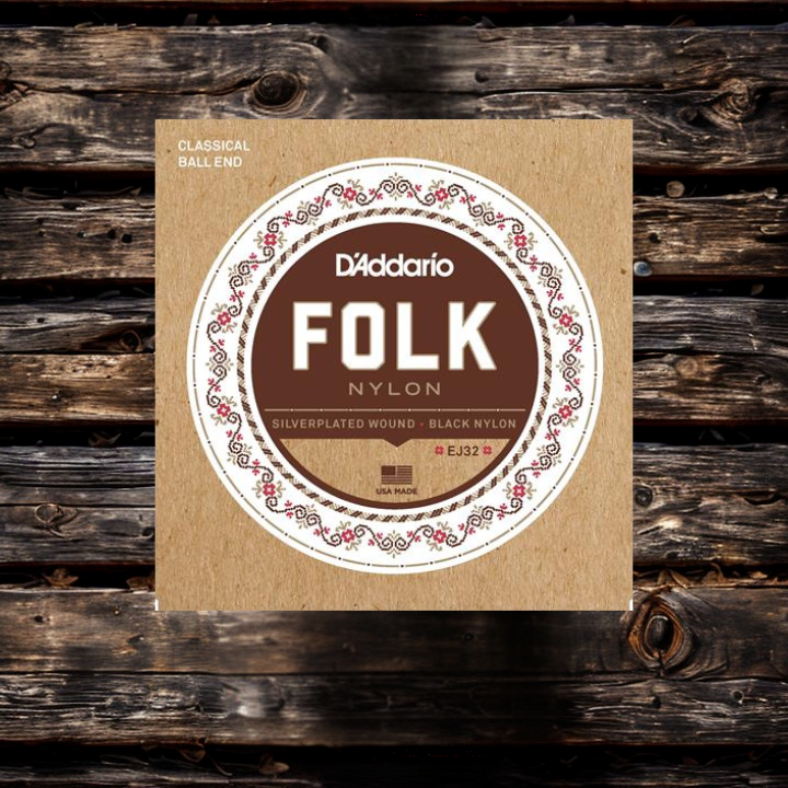D'Addario EJ34 Folk nylon ball end