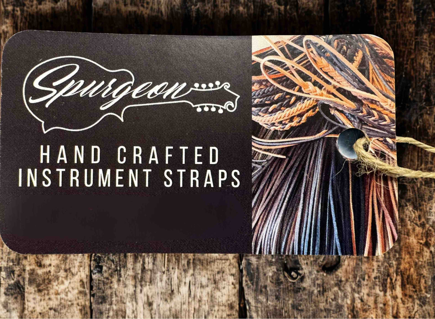 Sturgeon Braided Leather Mandolin, Banjo and Ukulele Straps