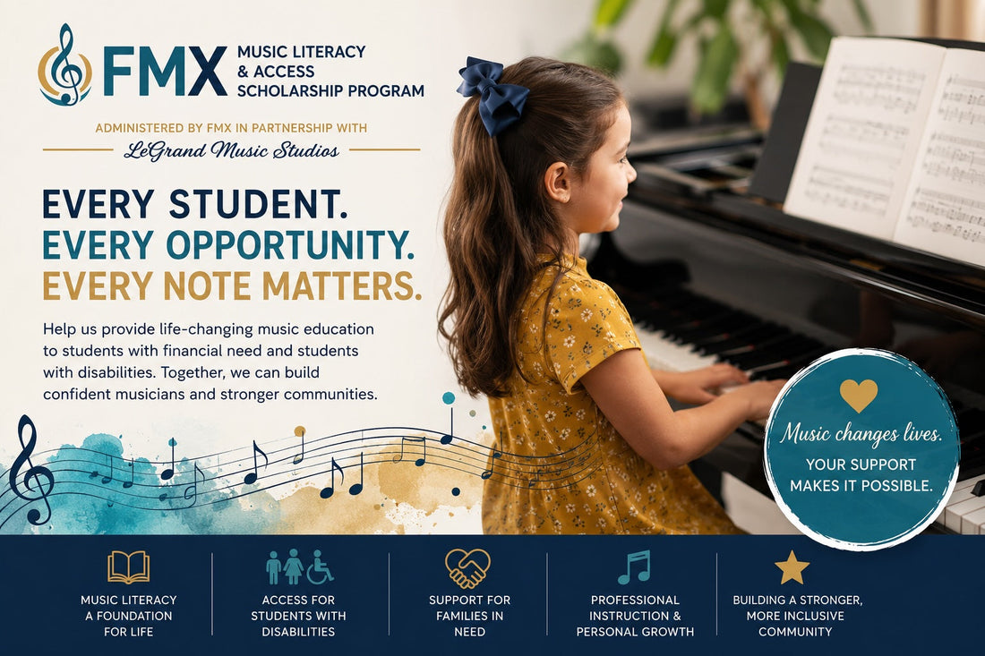 The FMX Music Literacy & Access Scholarship Program