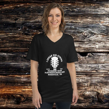 PickHead™️ I Speak Six-String Women's T-shirt