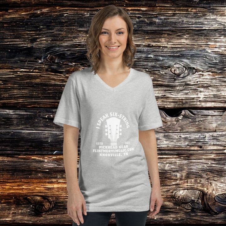 PickHead™️ I Speak Six-String Women's T-shirt