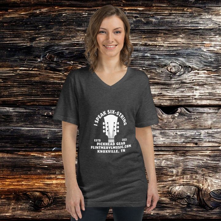 PickHead™️ I Speak Six-String Women's T-shirt