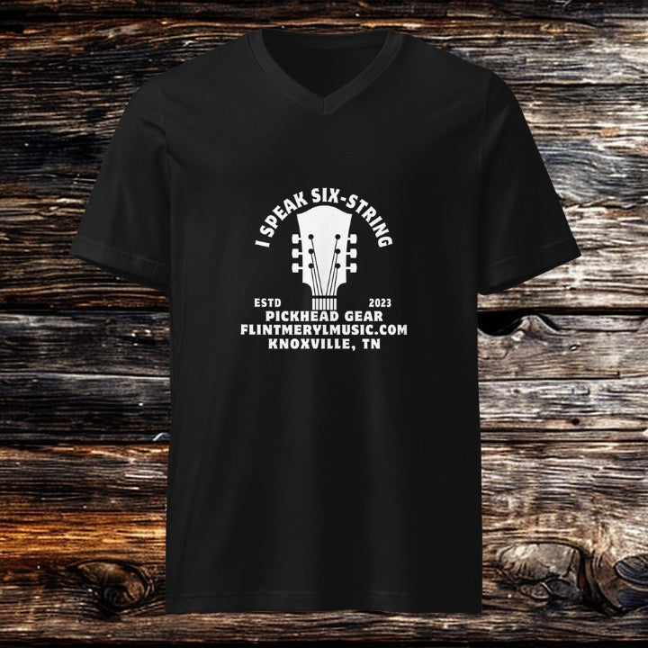 PickHead™️ I Speak Six-String Women's T-shirt