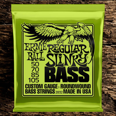 Ernie Ball 2832 Regular Slinky Nickel Wound Electric Bass Guitar Strings  (.050-.105)