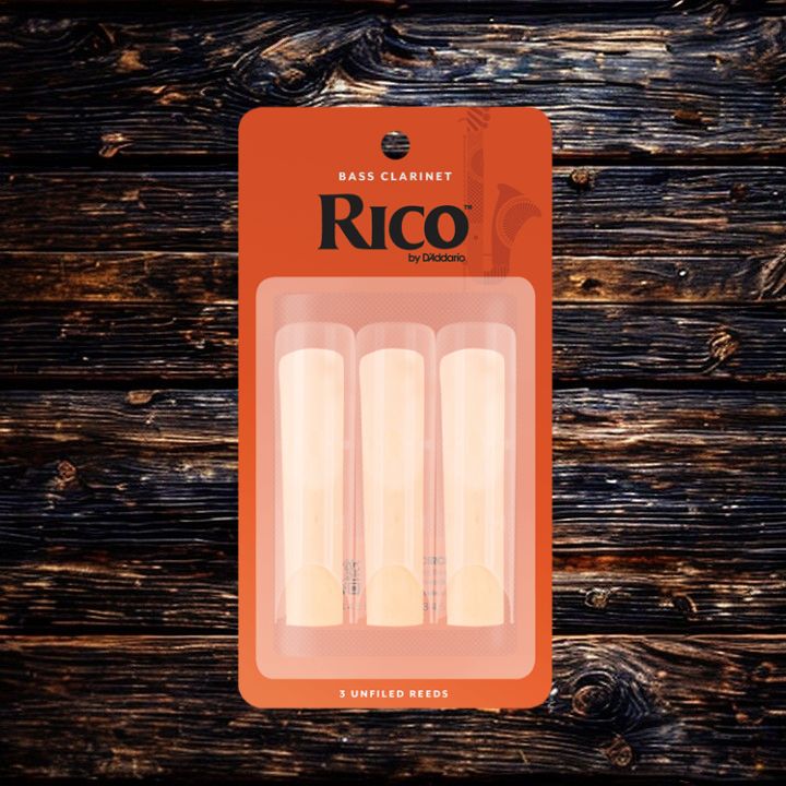 Rico Bass Clarinet Reeds 2.5 - 3 Pack