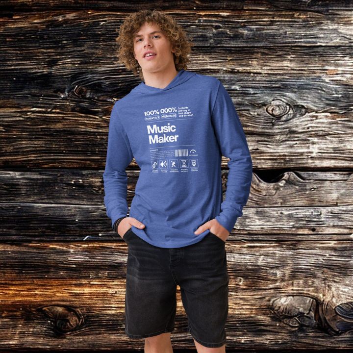 PickHead™️ Music Maker Long-sleeve Hoodie Tee