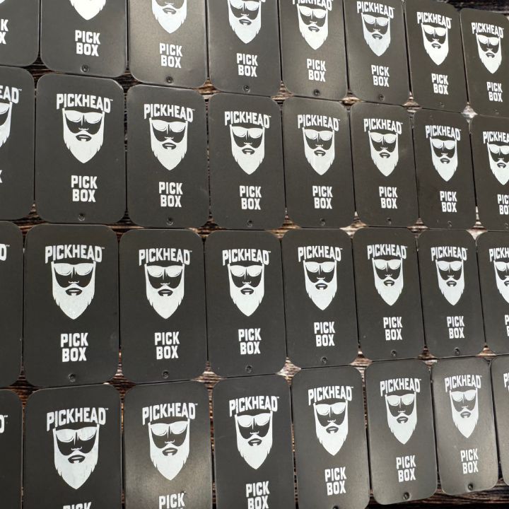 PickHead™️ PickBox – Premium Guitar Picks in a Collector’s Tins - 2 PickBoxes (.41 mm, .71 mm, .96 mm and Assorted)