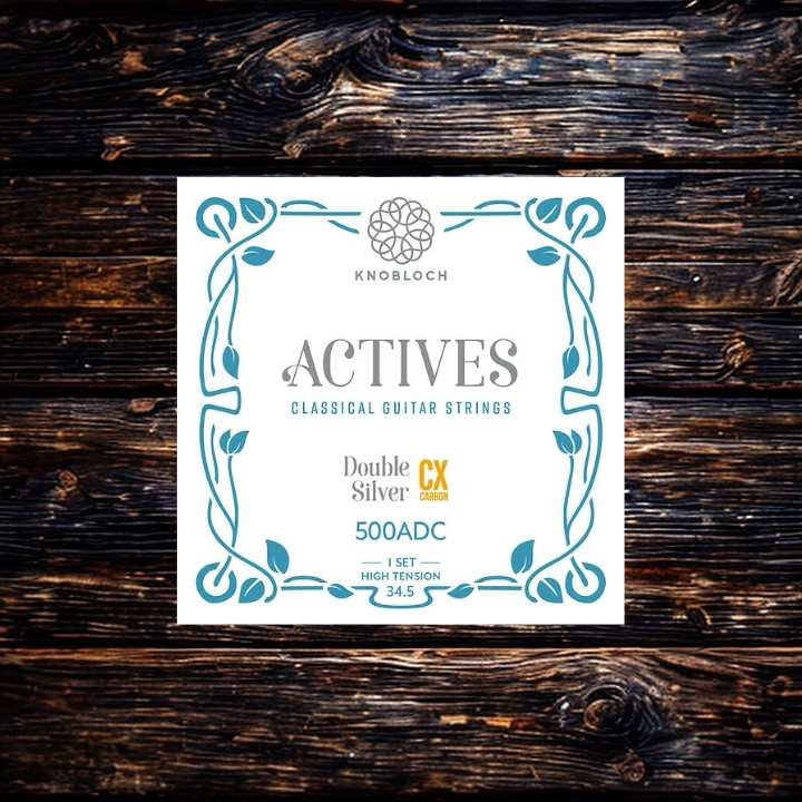 Knobloch Actives CX Carbon HT Classical Guitar Strings 500ADC, Full Set