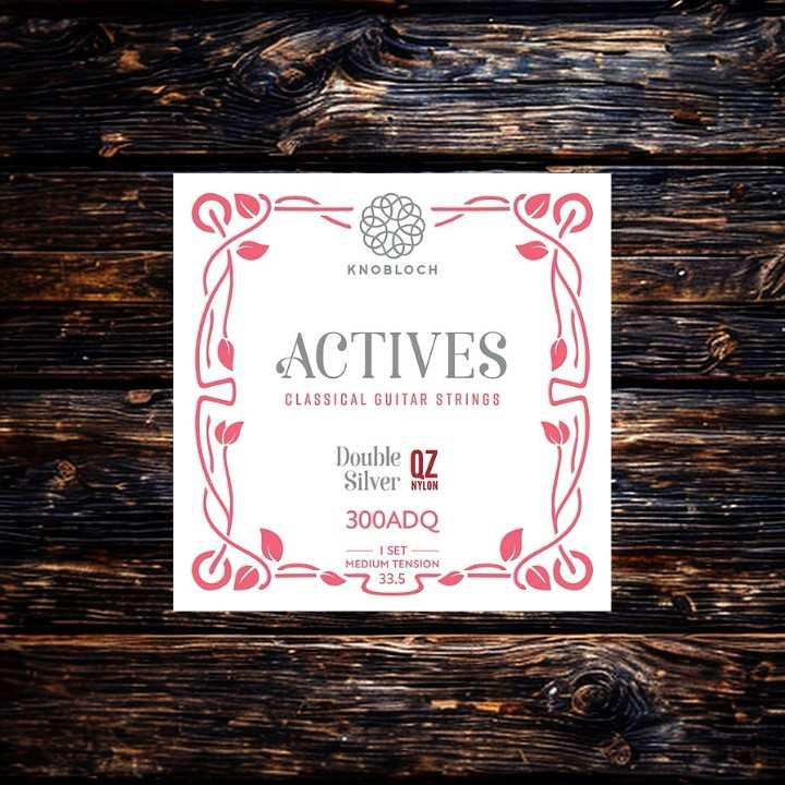 Knobloch Actives QZ Nylon MT Classical Guitar Strings 300ADQ, Full Set
