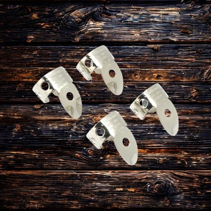 D'Addario NP2-04 National Nickel Finger Picks (4-pack)