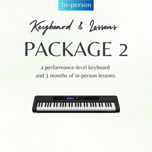Keyboard & Lessons Package 2 (in-person lessons)