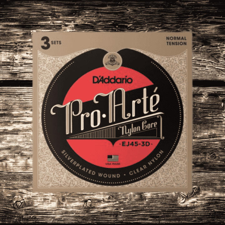 D'Addario EJ45-3D Pro Arte NT Classical Guitar Strings, 3 Full Sets