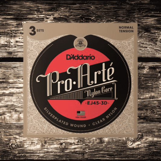 D'Addario EJ45-3D Pro Arte NT Classical Guitar Strings, 3 Full Sets