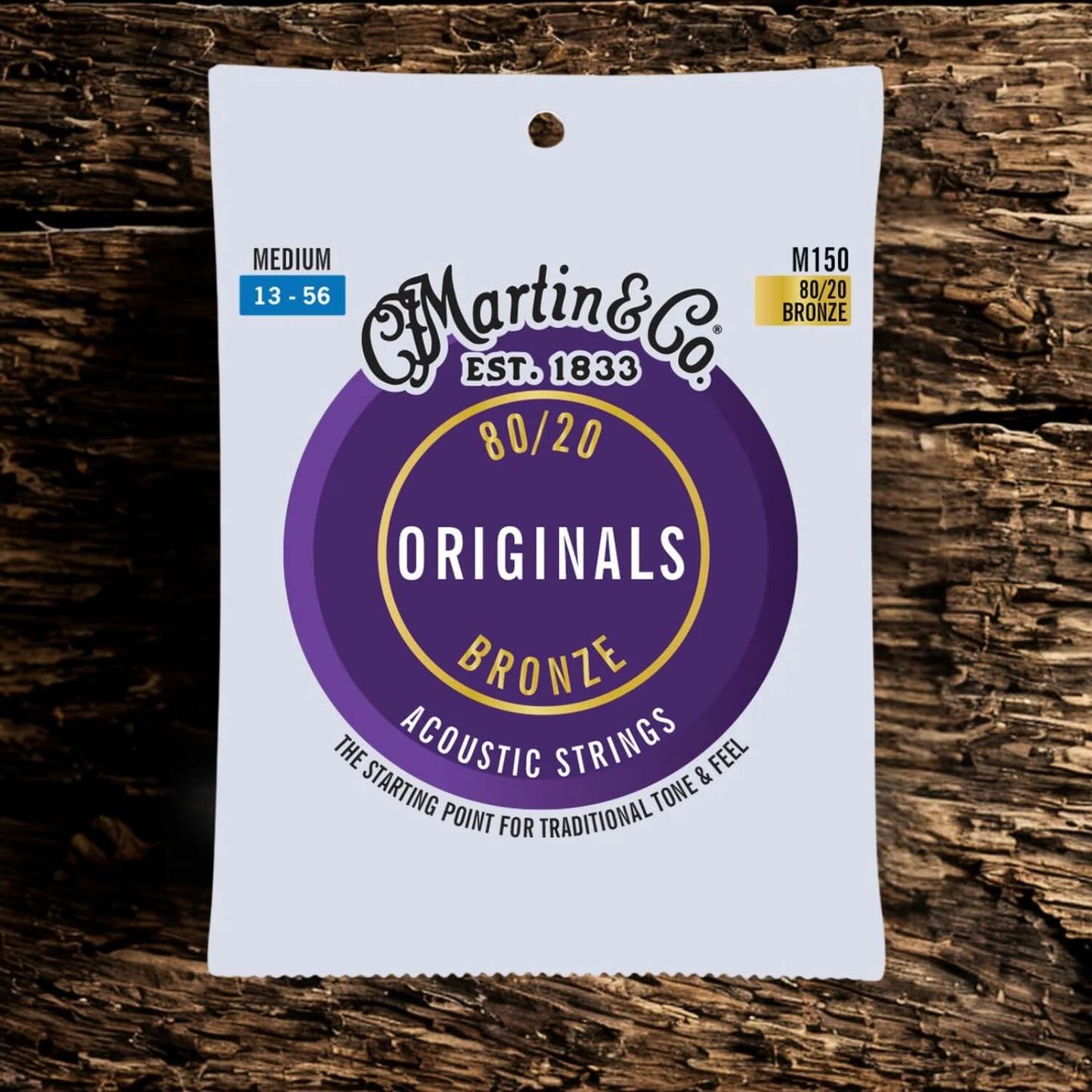 Martin Authentic Acoustic SP® Guitar Strings 80/20 Bronze Medium M150