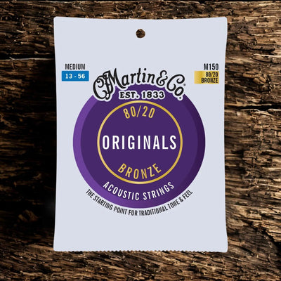 Martin Authentic Acoustic SP® Guitar Strings 80/20 Bronze Medium M150