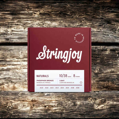 Stringjoy Naturals | Light Gauge (10-38) Phosphor Bronze Mandolin Strings