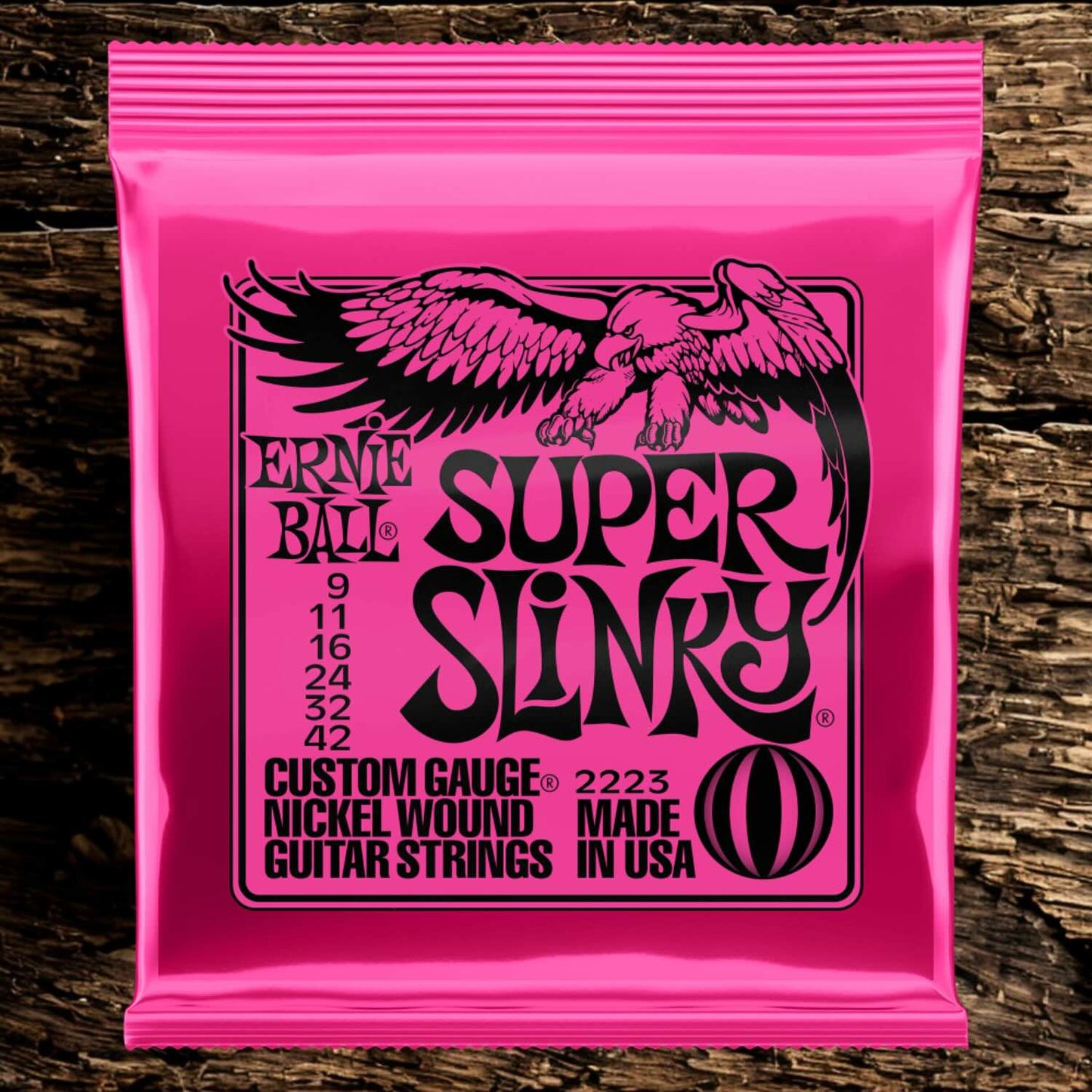 Ernie Ball 2223 Super Slinky Electric Guitar Strings  (.009-.042)