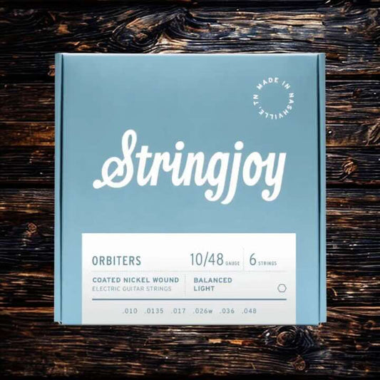 Stringjoy Orbiters Balanced Coated Nickel-wound Electric Guitar Strings 10/48 - Light