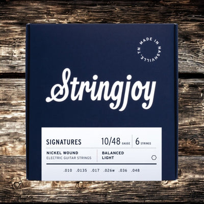 Stringjoy Signatures Nickel-wound Balanced Electric Guitar Strings 10/48 - Light