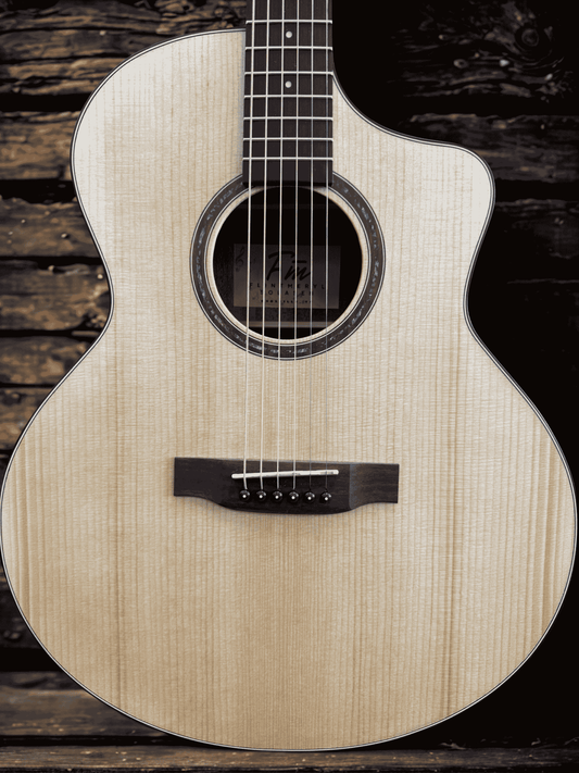 FlintMeryl Solasen – Jumbo Fingerstyle Acoustic Guitar