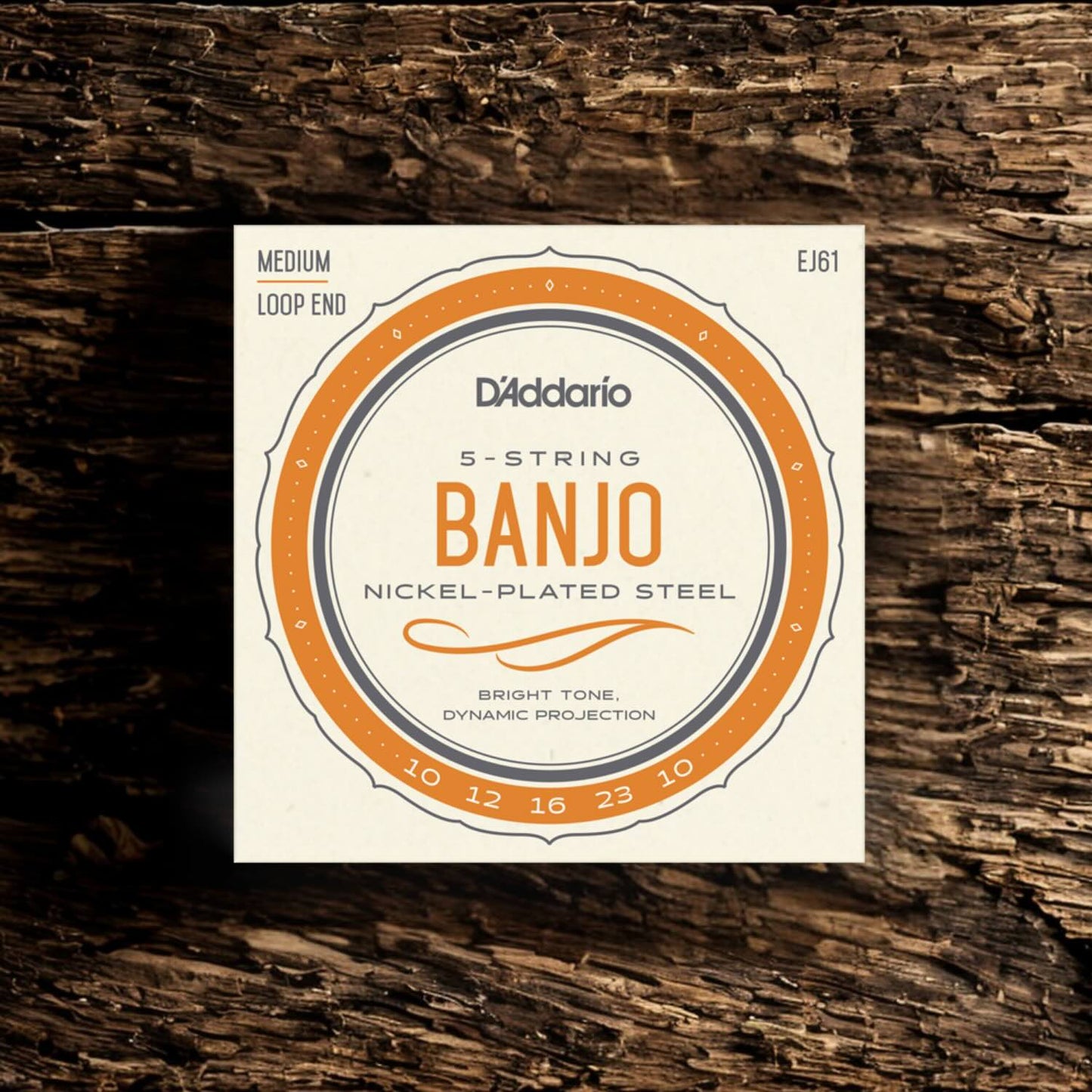 D’Addario EJ61 5-String Banjo Medium Set (10-63)