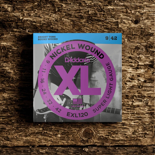 D’Addario EXL120 Super Light Plus Electric Guitar Strings (9.5-44)
